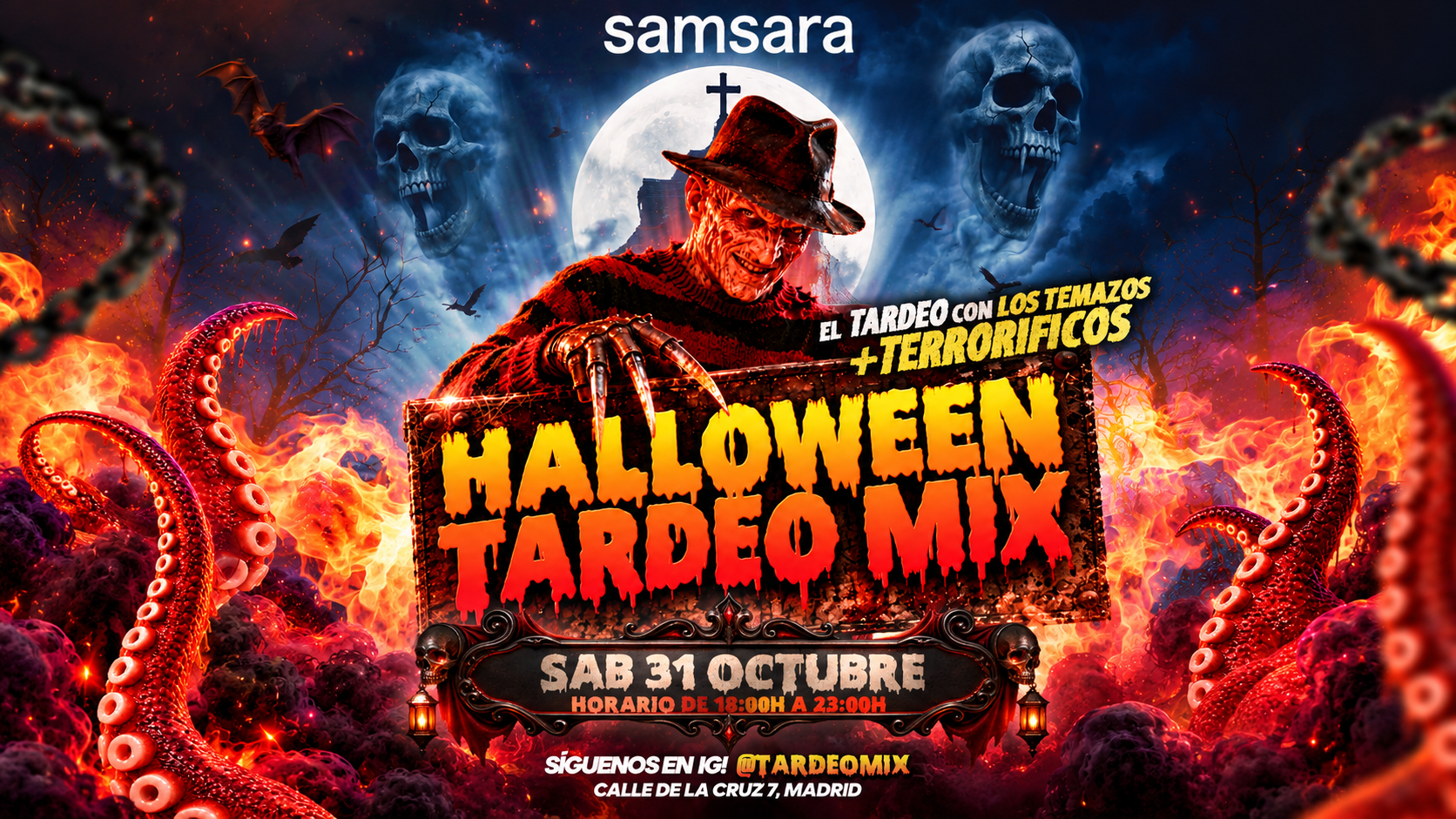 Halloween Tardeo Mix en Llamas
